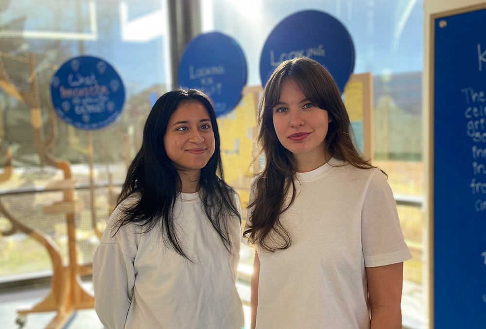 Porträtt av Karin Bodin och Edka Coronado Omana