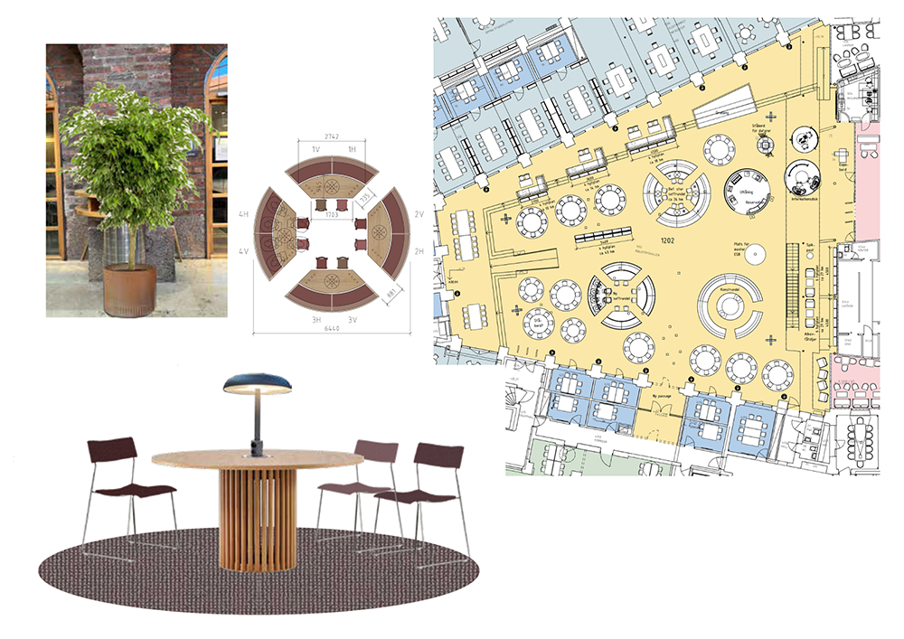 Skisser Bibliotekshallen