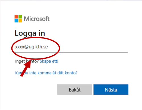 Bilen visar inloggningsrutan för företag på Microsofts Copilot webbsida.