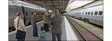 Affärsresenärer Stockholm Central 